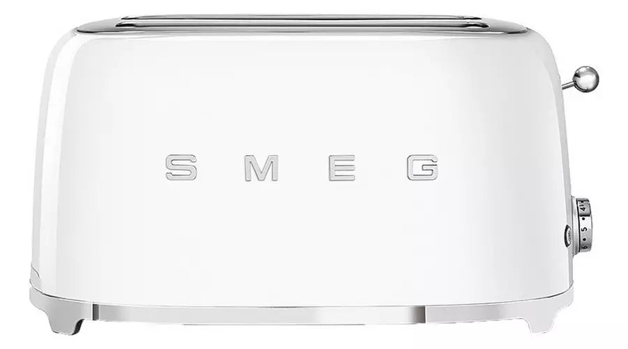 Smeg TSF02WHUK 50's Style Retro 4 Slice Toaster White buyinstor