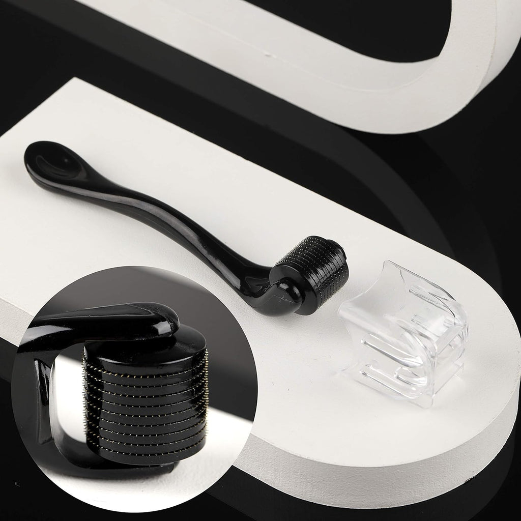 uLab Ultimate Gorilla Beard Growth Kit with Derma Roller, Beard Oil, B