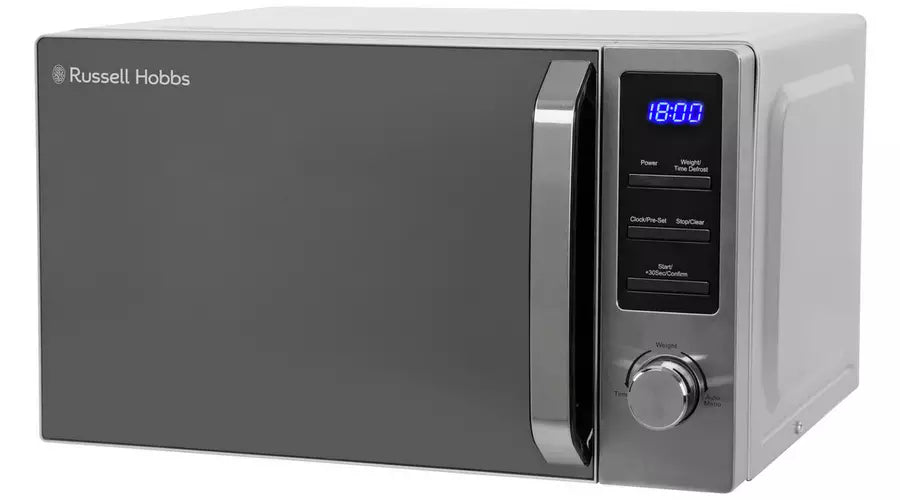 russell hobbs worcester 700w standard microwave grey