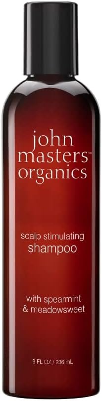 John Masters Organic Scalp Stimulating Shampoo With Spearmint & Meadowsweet  Detoxify, Purify, Hair Growth, Scalp Care, Removes Buildup. 8 FL OZ /236 ml (Pack of 1)