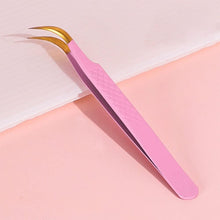 1 Pcs Lashes Extension Tweezers Eyelash Extension Tweezers Curved Tweezers for Eyelash Extensions