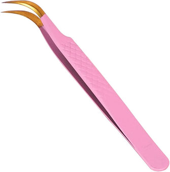 1 Pcs Lashes Extension Tweezers Eyelash Extension Tweezers Curved Tweezers for Eyelash Extensions