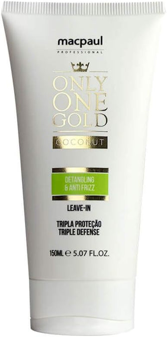 Macpaul Leave In Only One Gold Coconut 150ml Detangling Anti Frizz Hair Professional