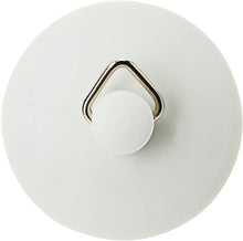 Merriway BH01908 Parking Self-Seating Universal Basin or Bath Plug, 57mm (2.1/4 inch) Diameter-White