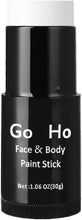 Go Ho Cream White Blendable Stick(1.06 OZ),White Face Body Paint Stick Oil Professional White Foundation for Halloween SFX Makeup