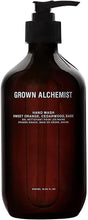 Grown Alchemist Hand Wash: Sweet Orange, Cedarwood, Sage - Soothing Hand Cleanser Hydrates Sensitive or Irritated Skin - Potent Blend of Natural Bioactives to Nourish and Moisturise - 500mL