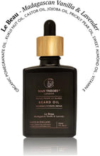 Man Theory London Beard Oil Leave in Conditioner  Vegan  Paraben Free  Finest Ingredients - Oils from Jojoba, Castor, Pomegranate, Grapeseed  Vanilla Fragrance