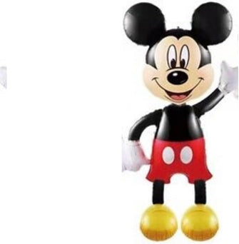 madeokoltd GIANT MICKEY MINNIE MOUSE FOIL BALLOONS BIRTHDAY PARTY 110CM DECOR UK (Mickey Mouse - Red/Black) (82)