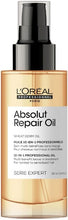 LOral Professionnel 10-in-1 Leave-in Oil, With Protein And Gold Quinoa for Dry And Damaged Hair, Serie Expert Absolut Repair, 90 ml