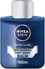 NIVEA Men Protect & Care Replenishing Post Shave Balm (100ml), Aftershave Balm for Men, Soothing Post Shave Balm, NIVEA After Shave Balm Aloe Vera & Pro-Vitamin B5