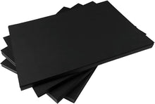 Hawksbill Paper 220GSM Multi-Purpose Black Card  50 Pack of Thick, Premium, Smooth & Crisp Black A4 Card  Thick Card for Making Stationery, Home or Office Use and Arts or Crafts