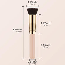 Powder Foundation Brush for Liquid MakeupPowder Brush Flat Arched Premium Durable Kabuki Makeup Brush Perfect For Blending Liquid,Cream and Flawless Powder,Buffing, Blending,Concealer(pink)-LiDCH