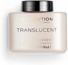 Makeup Revolution, Loose Baking Powder, Prolongs Makeup Wear, Makeup Setting Powder, Translucent, For All Skin Tones, 32g