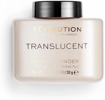 Makeup Revolution, Loose Baking Powder, Prolongs Makeup Wear, Makeup Setting Powder, Translucent, For All Skin Tones, 32g