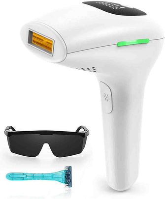 IPL Hair Removal, 500000 Flashes Light Pulses 5 Energy Levels Laser Permanent Painless Hair Remover Device for Women and Men, Facial, Lip, Legs, Underarm, Bikini Area, Full Body