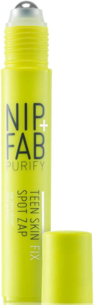 Nip + Fab Teen Skin Fix Spot Zap Gel for Face with Salicylic Acid, Witch Hazel and Wasabi Extract for Blemish Dark Spot Removal Acne Prevention and Refining Pores