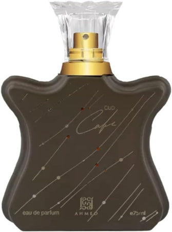 Oud Cafe EDP spray 75ml unisex fragrance By Ahmed al Maghribi  Sweet Oud Gourmand Rose Vanilla Woody Oud Dark Chocolate HIGH SILLAGE  EXTREME PROJECTION