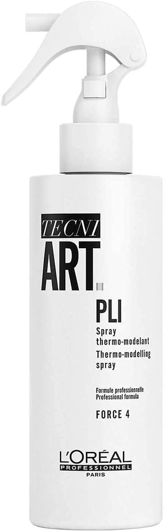L'Oral Professionnel TECNI.ART Pli Heat Activated Styling Spray, For Long-lasting Body and Bounce, 190 ml