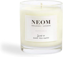 NEOM- Happiness Scented Candle, 1 Wick  Essential Oil Aromatherapy Candle  Neroli, Mimosa & Lemon  Scent to Make You Happy