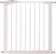 Munchkin Stair Gate Maxi Secure Toddler & Baby Gate 76-82cm extends up to 117cm with separately sold extensions  Pressure Fit Baby Safety & Dog Gate for Doorways  No-Screw Install Child Gate, White