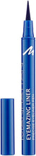 Manhattan Eyemazing Liner Blue Felt Eyeliner for Ideal Application Colour Blueless 77L (1.2 ml)