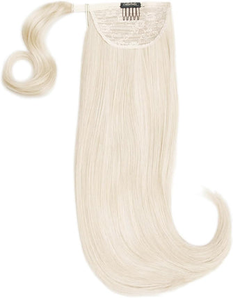 Luxury Gold 22'' 120g Human Hair Pony -60 Bleach Blonde