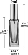 JOCXZI 9 ml Perfume Atomiser for Travel, Aluminium Perfume Atomiser, Refillable, Empty, Travel Perfume Atomiser for Men and Women, Travel Atomiser Bottle for on the Go