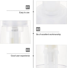 Lurrose 180ml Clear Powder Spray Bottle Empty Dismountable Travel Cosmetics Bottles Dry Powder Spray Container with Locking Nozzle