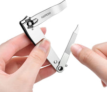 Nail Clipper, Made with Heavy Duty Stainless Steel, Suitable for Thick Fingernail Toenail Men Women (Silver 1 Pack)