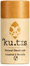 Kutis Grapefruit & Mandarin Plastic-Free Eco Vegan Natural Deodorant