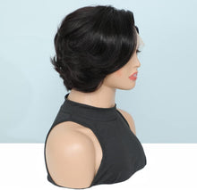 Human Hair Wig for Black Women Bob Wig Human Hair Short Lace Front Wig with Side Part Brazilian Real Hair Wigs