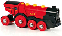 BRIO World Mighty Red Locomotive Battery Powered Toy Train for Kids Age 3 Years Up - Railway Set Accessories & Add Ons