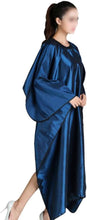 Lurrose Kids Apron Professional Hair Cutting Cape Salon Hairdressing Cape Hair Dying Gown Cover Waterproof Adjustable Barber Apron with Sleeves (Sapphire Blue) Hair Styling Accessories