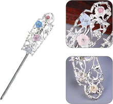 2 Pcs Hair Sticks Simple Hairpins Flowers Chinese Hair Chopsticks for Women Girls