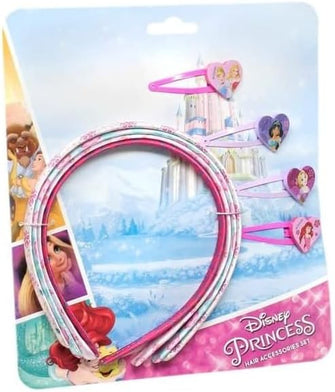 Disney Princess Hair Clips & Hair Bands Princess Hair Accessories Set - 8 Pieces