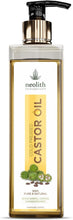 Neolith 100% Organic, Virgin Grade Cold Pressed Castor Oil, Non GMO, Hexan free- For Hair care, Skin care for Dry skin, Eyelashes, Eyebrows, Beard oil, Massage oil, Lash Growth 250 ml