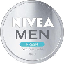 NIVEA MEN Fresh Gel (150ml), Refreshing All-Purpose Moisturising Cream, Ultralight Men's Moisturiser Gel, Moisturiser for Men with 100% Natural Watermint