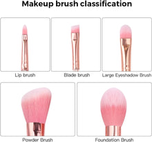 [5 Pcs] Stitch Makeup Brush Set, Lilo and Stitch Gifts Cosmetic Brushes for Powder Eyeshadow Blushes Lips,Portable Kawaii Makeup Brush Set, Stitch Gifts for Girl Women