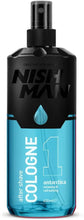 NISHMAN Aftershave Men, Mens Cologne, Antarctica 01  Relaxing Refreshing Aftershaving Spray Lotion Kolonya for Men  Contains grapefruit mandarin jasmine orchid and amber woods 400ml (Antarctica)