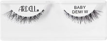 Ardell False Eyelashes Baby Demi Wispies Free Mini DUO Adhesive Black Short Length Light Volume Criss-Cross Feathering Curl Lashes Invisiband Comfortable Lashes Vegan-Friendly Cruelty-Free