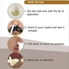 GadgetKing Nose Hair Removal Wax Kit Nasal Ear Hairs Painless Effective Safe Quick Beads Waxing Remover for Men and Woman Ladies DIY Applicator Sticks