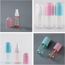 NA 3 Pcs 40ml Small Spray Bottle Mini Water Perfume Travel Atomiser Bottle Set Plastic Fine Mist Refillable Liquid Bottles for Make-up Cosmetic Hair Cleanser and Perfumes