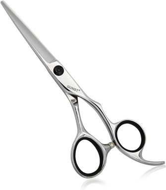 GUNST Hairdressing Scissors for Professional Barbers, 5,5 Inch in Silver