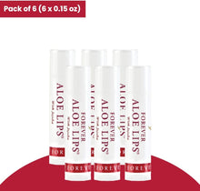 Forever Living Products Aloe Lips, Chapstick, Lip Balm, Very Healing. (Pack Of 6)