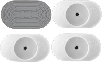 4 Pack Baby Gate Wall Protector, Protect Walls & Doorways for Pet & Dog Gates, Pressure Mounted on Stair Gate, No Screw Need