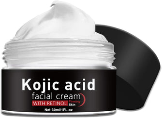 Kojic Acid Face Cream with Retinol - Skincare Retinol Face Cream - Kojic Acid Skin Lightening Cream for Dark Skin - Moisturiser Hydrate Plump Firm Pore - Reduce Dullness Restore Radiant Anti Oxidation