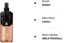 NISHMAN After Shave Cologne Amber 10, 400 ml  Nishman Relaxing Refreshing Aftershaving Spray Lotion Kolonya for MenContains pear, peach, raspberry, vanilla, sandalwood, peppermint (400 ml)