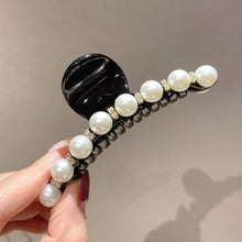 2 PCS Pearl Hair Clip Large Hair Claw Clip Hair Slide Hair Grip Jaw Clip for Women and Girls