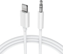 Aux Cable for iPhone in Car 3.5mm Aux Cord Compatible with iPhone 14/14 Pro/14Pro Max/13/13 Pro/12/12 Pro/11 Pro/11/Xs/XR/X/8/7 for Car Stereo/Headphones/Speaker Support All iOS System-White(1M)