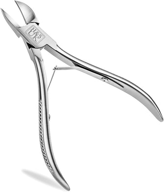 H&S Nail Toenail Clippers for Thick Ingrown Nails Nippers Cuticle Remover Scissors Cutters Heavy Duty Stainless Steel